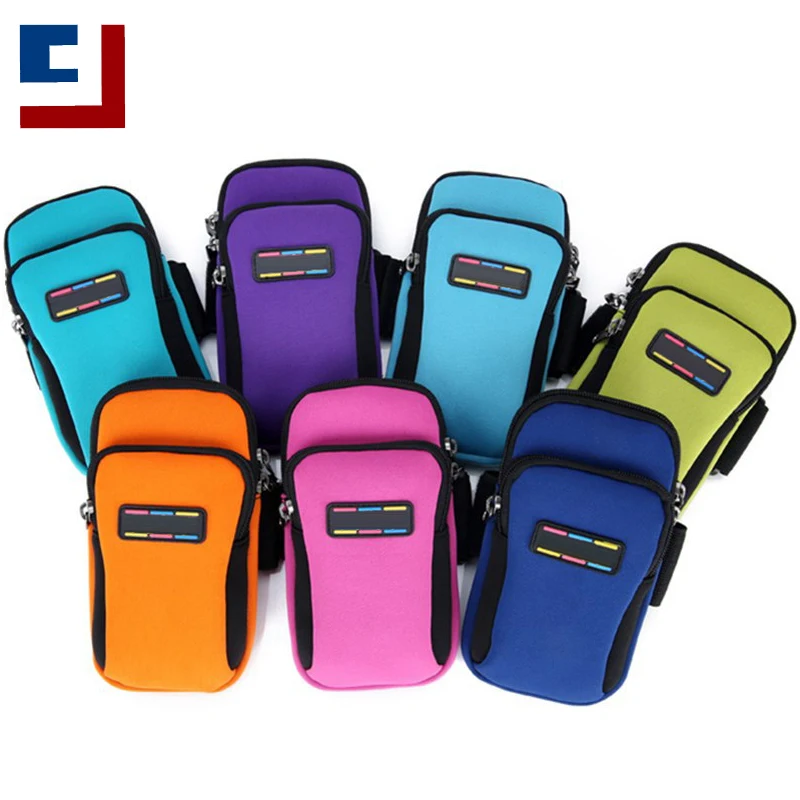 

custom waterproof cell phone bag arm bag mobile phone, Colors optional