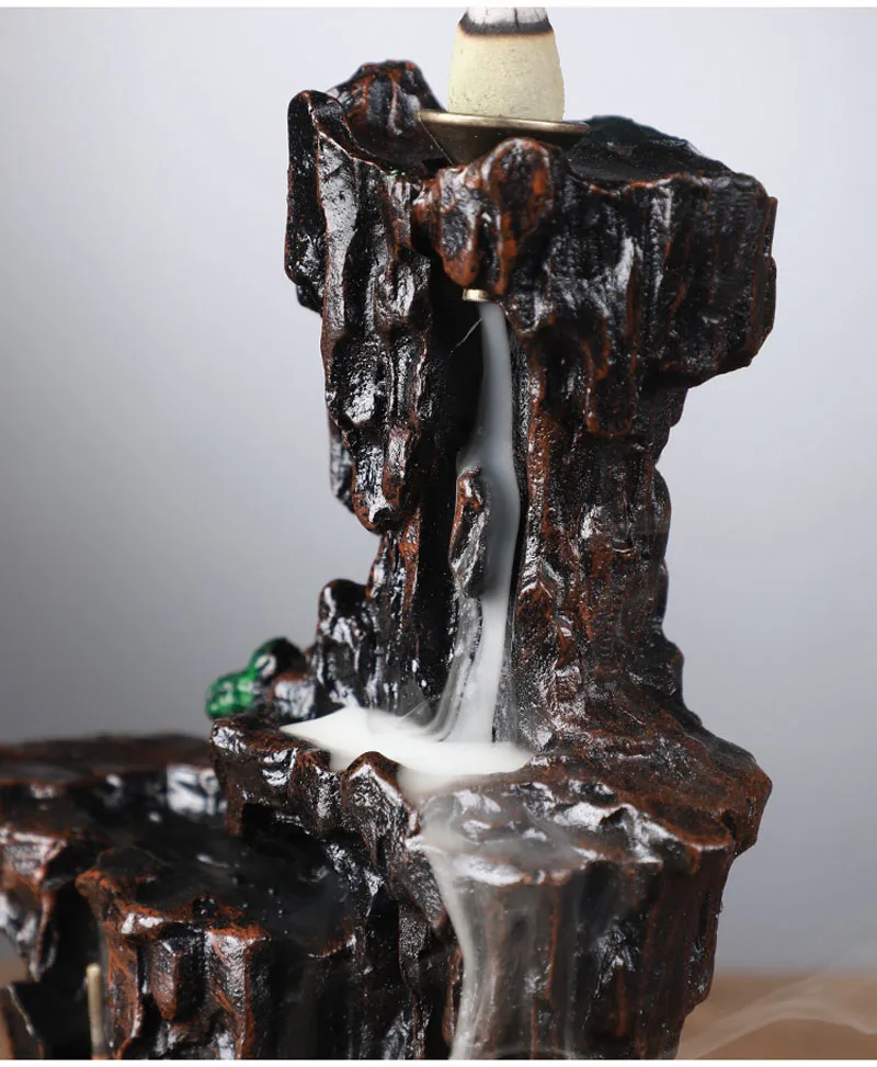 Ywbeyond Mountains River Waterfall Incense Burner Fountain Backflow Aroma  Smoke Censer Holder Office Home Unique Crafts - Buy Incense Burner,Backflow  Incense Holder,Resin Incense Holder Product on Alibaba.com
