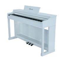 

High quality digital piano 89 eletronic 88 keys hammer action upright piano white