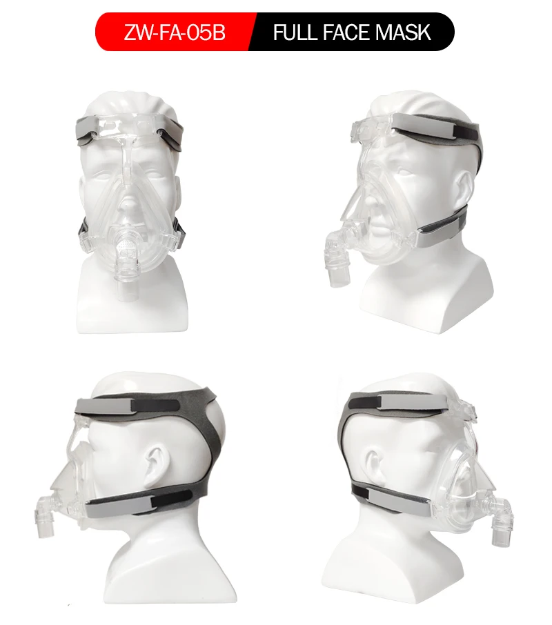 Fa05b Highquality Silicone Cpap Full Face Shield For Auto Bipap Bmc