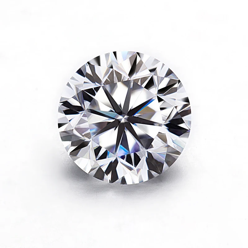 0.1ct 3mm Moissanite Starsgem Def Color Round Wholesale Moissanite Diamond Stone for Tennis Bracelet