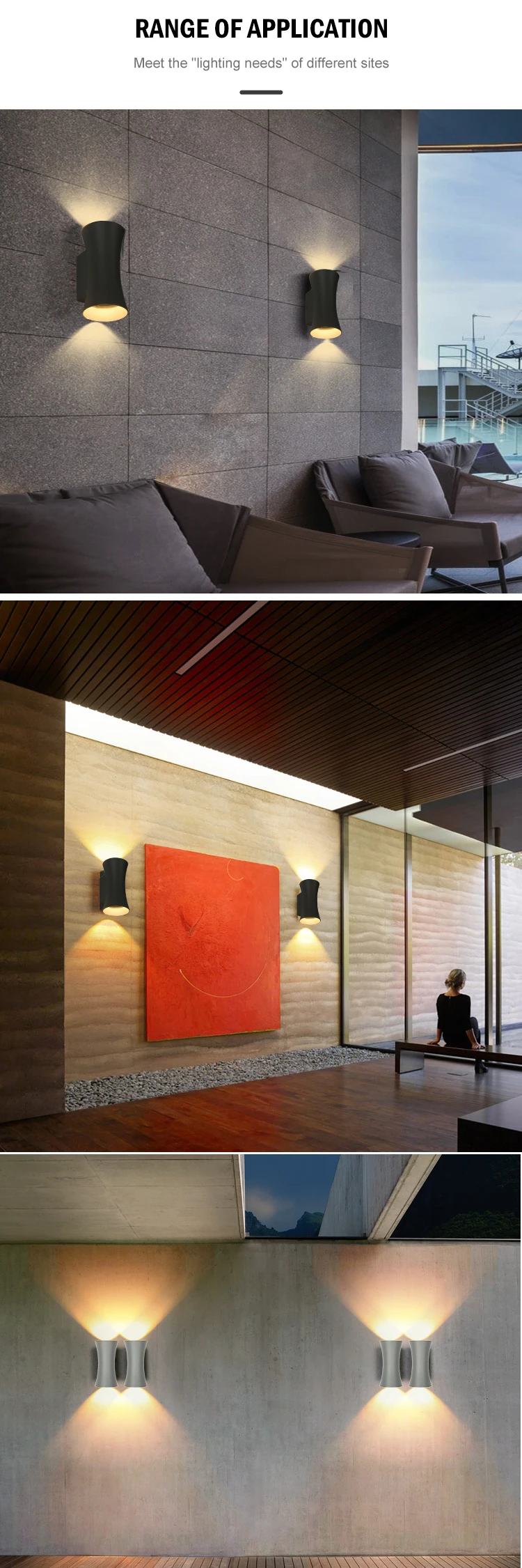 high end outdoor wall lights on High Quality Two Light Led Up And Down Light Outdoor Wall Lights Garden Decoration Outdoor Wall Lamp Buy Two Light Up And Down Wall Light Garden Wall Led Light Out Door Wall Light