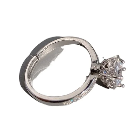 

2022 New Fashion Designer Geometrical Zircon Big Diamond Jewelry Gemstone Rings For Women