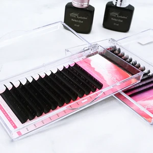 JTFIL Russian Volume Silk Mink Noir Volume Lashes Blooming Eyelash Extension 2