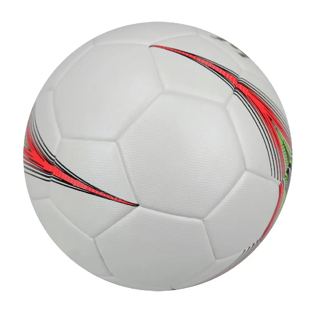 

balon de futbol Orange white PU Thermo Bonding football ball soccer ball for size 4