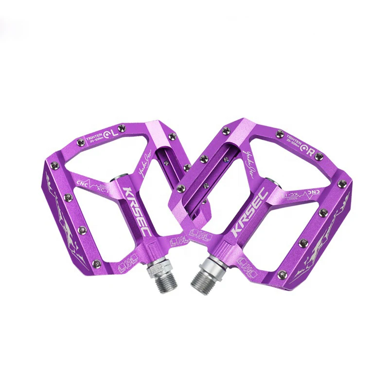 

China High Quality bearing mtb bike pedal with self lubricated, Silver/red/gold/coloful/black