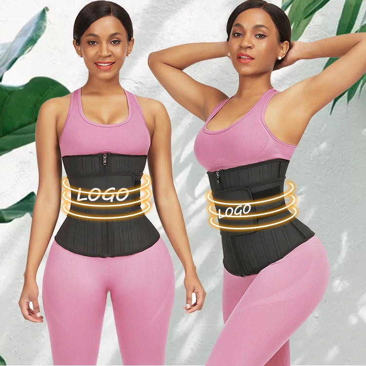 

Factory Price Top Selling Women 25 Steel Bones High Compression Trainer Tummy Slimming Sweat Shaper, As shown