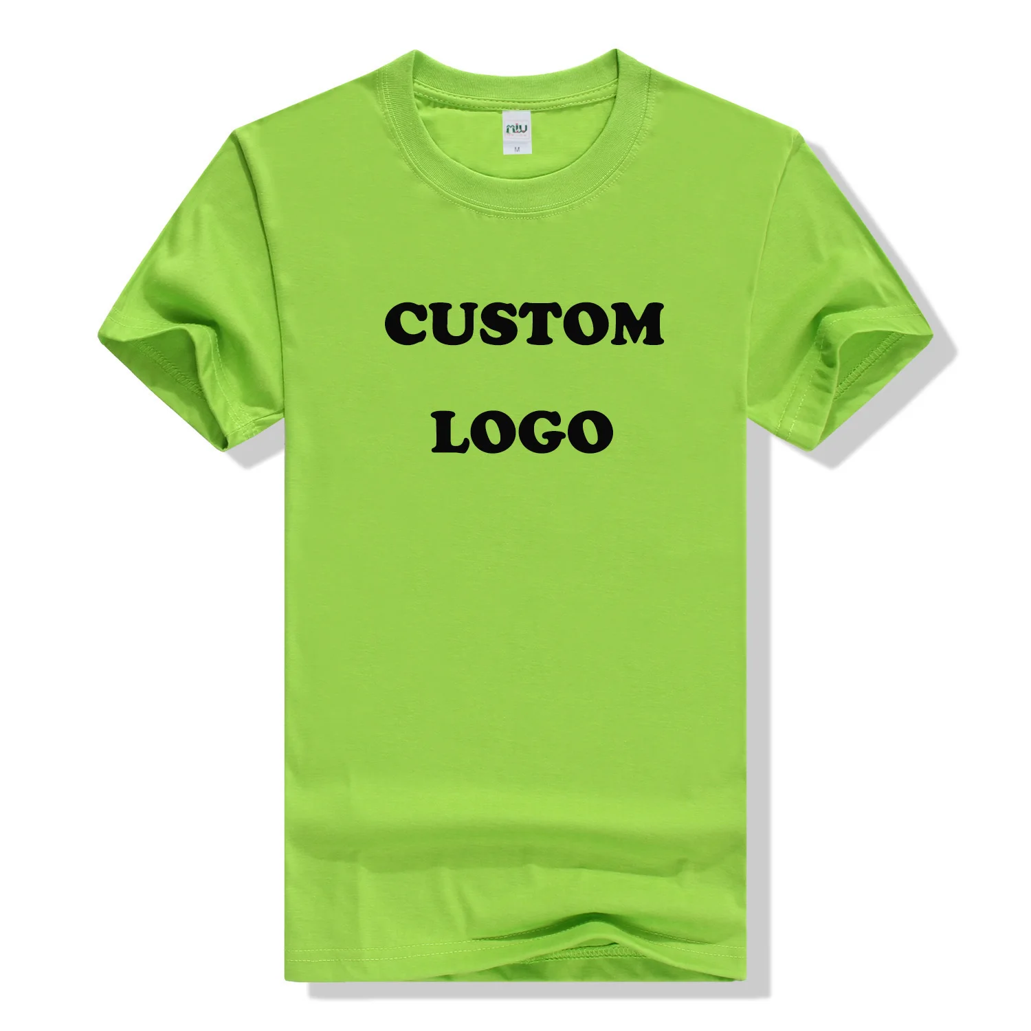 

Men 50% cotton 50% polyester plain Blank Tee Shirt Wholesale Custom Logo t shirt Wholesale