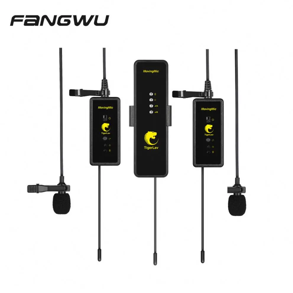 

Wholesale Factory Mic Dslr Phone Collar Wireless Microphone, Black