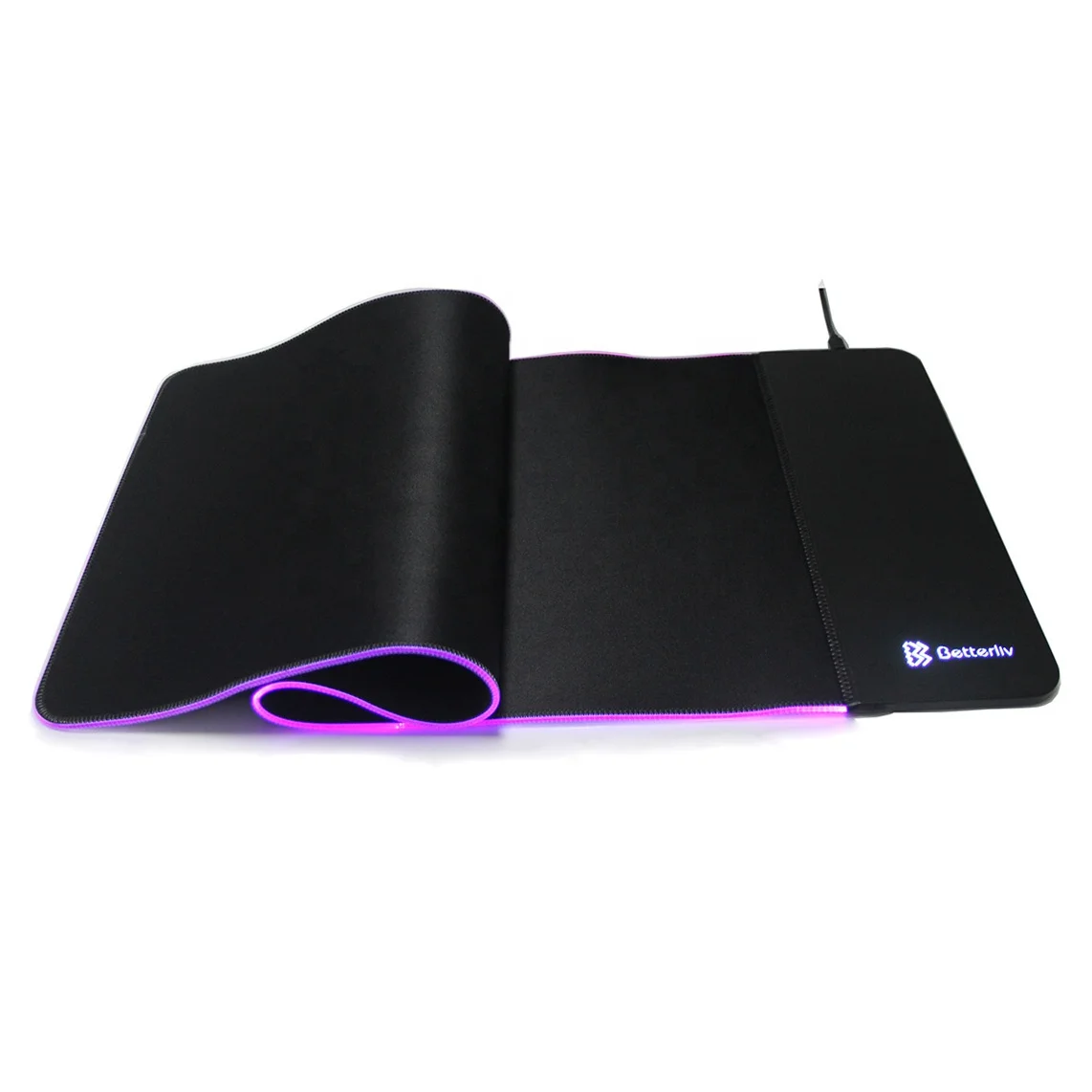

Custom OEM big large led game mouse pad gaming mat mouse pads RGB led gaming non-slip USB mouse pad