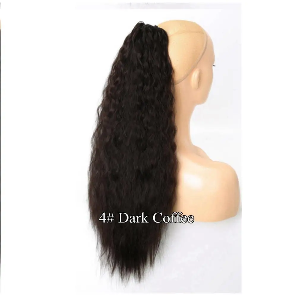 
Claw PonyTail Afro kinky Straight Yaki Fluffy Hair Extension Super Wave Spot Sale Mengyun Hair 