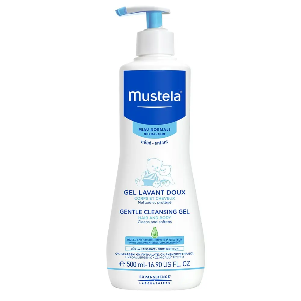 mustela cleansing gel 500