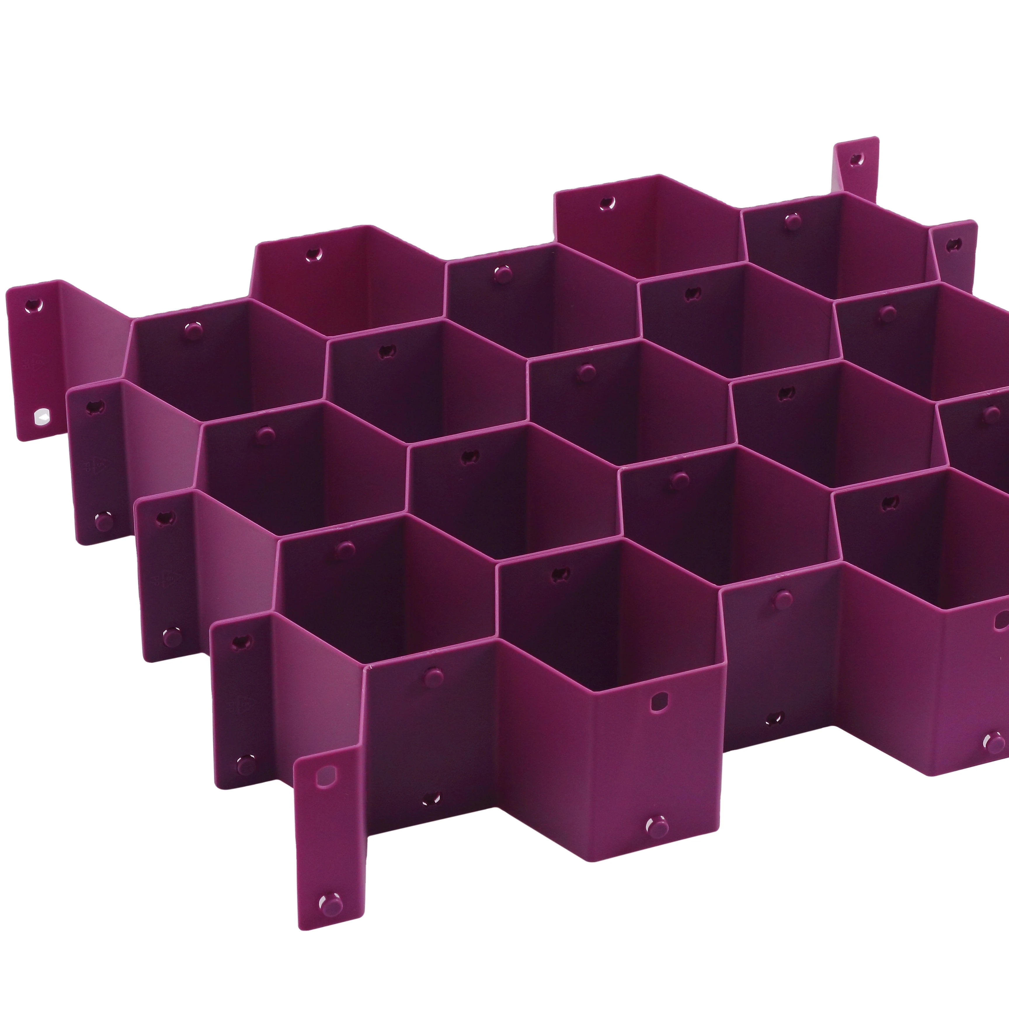 
Hot selling plastic adjustable separator organizer drawer divider 