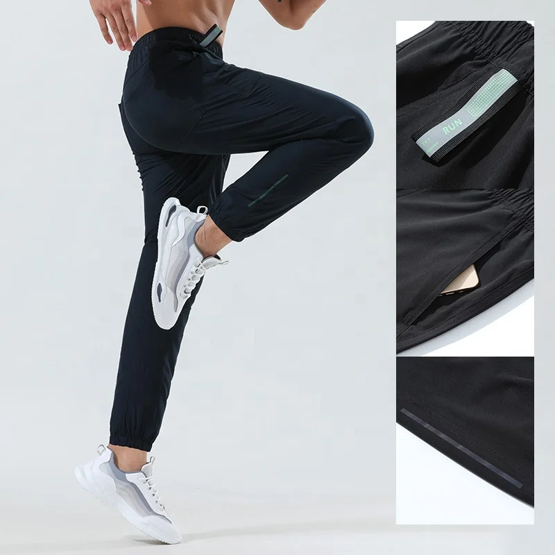 

Custom Reflective Mens Running Pants Sports Mens joggers Trousers Mens Workout Pants Tennis pants