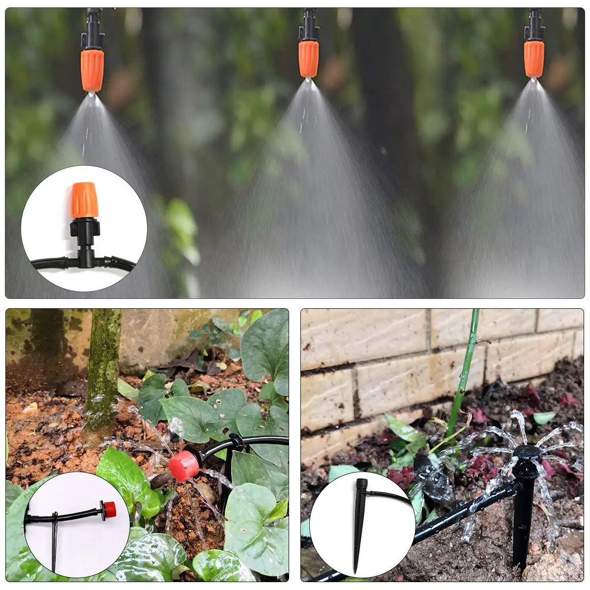 30 M Diy Automatic Drip Irrigation System Garden Set Balcony Water ...