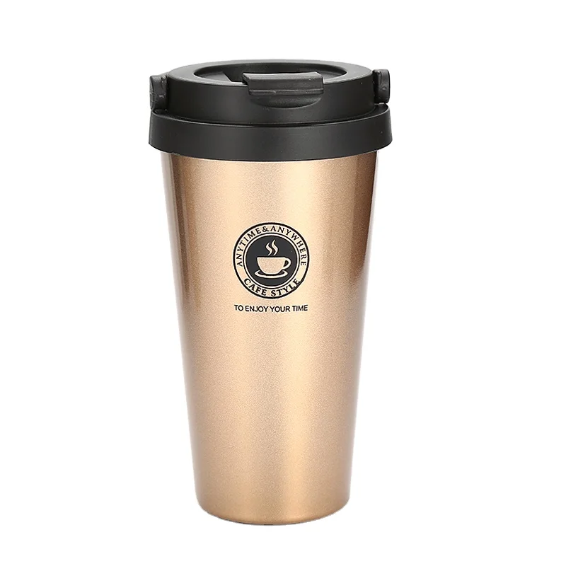 

Double wall stainless steel insulated bottle vacuum travel coffee mug