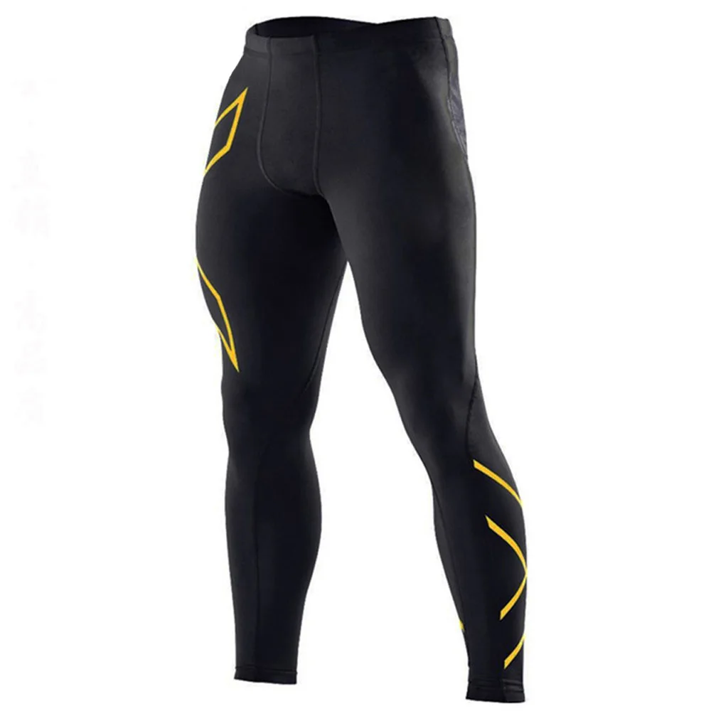 

Men's Stretch Legging with Gel Print Athletic Gym Yoga Leggings Sport, 4 colors