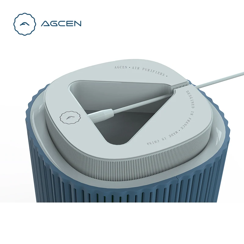 
AGCEN Air Freshener Electric Dispenser Portable Hepa Filter Desktop PM2.5 Air Purifier Factory OEM Made Air Purifiers For USA 