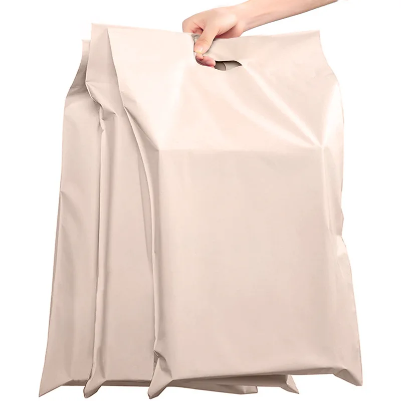 Big Compostable Carry Poly Plastic Mailer Bags With Handle