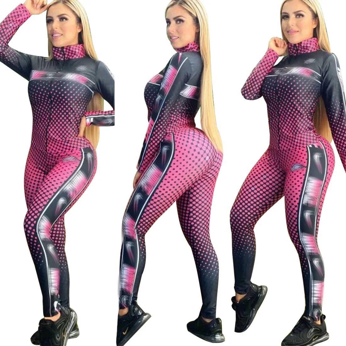 

Long-Sleeve Stitching Print F Large Size African Dress Patterns Nightclub Dress Brown Color Boho Dress