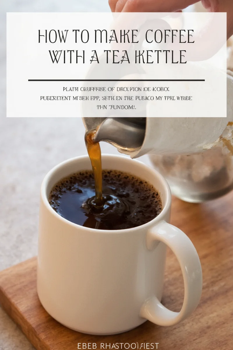 Essential supplies for kettle coffee brewing