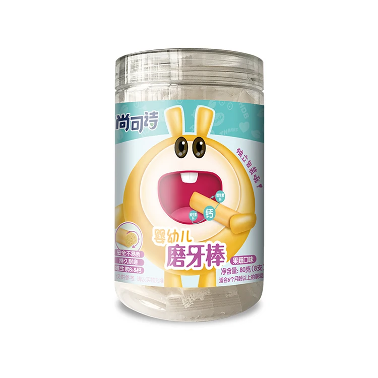 
Factory direct sales teething stick biscuit for baby 