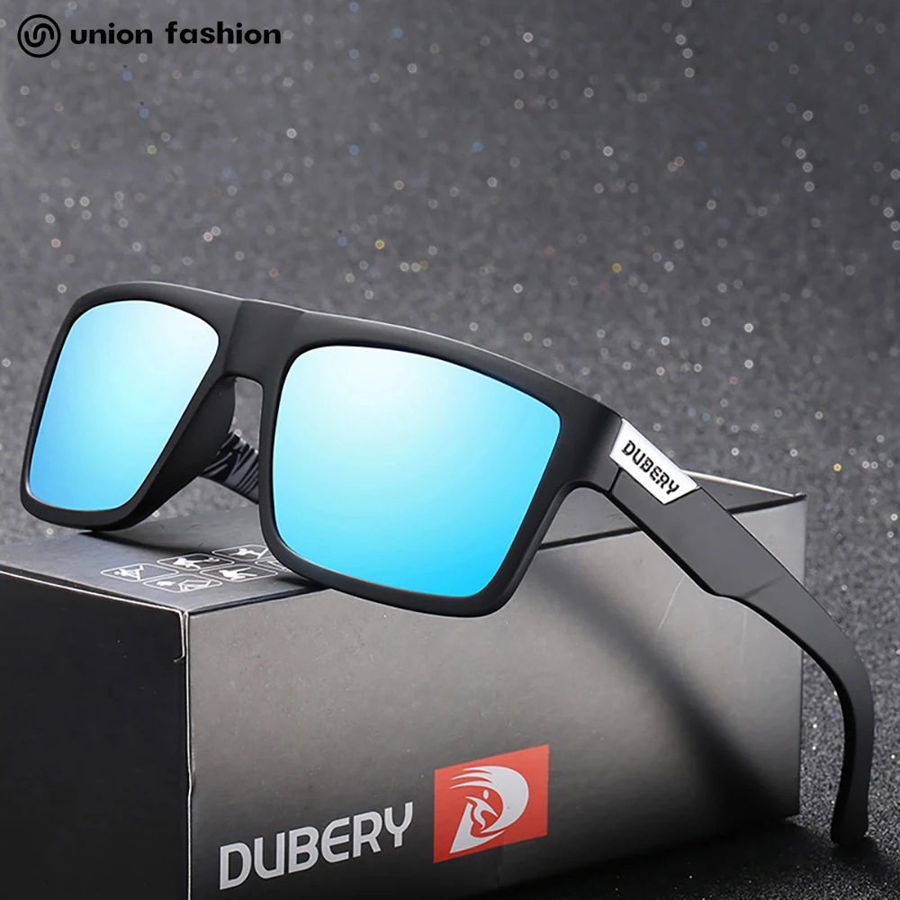 

DUBERY Hot Selling Classic Style Vintage Custom UV400 Outdoor Male Large Frame Sport Sunglasses, 6 colors