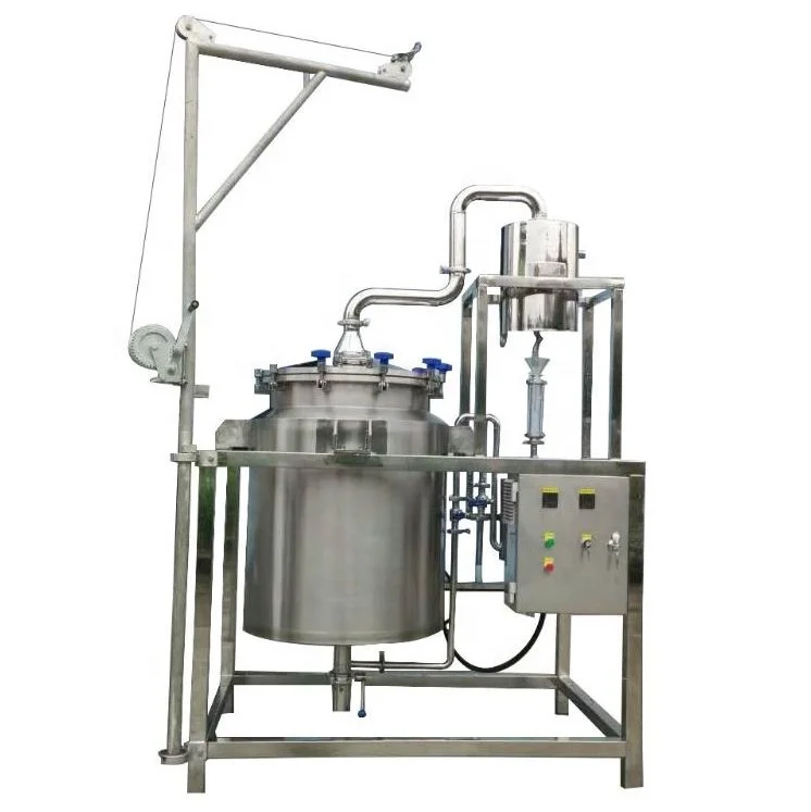 
Hot sale stainless steel tank with jacket essential oil extracting distillation machine  (62511821503)