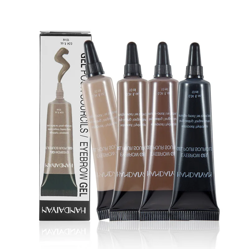 

6 Colors Waterproof Eye Brow Tint Gel Oem Wholesale Private Label Make Up Eyebrow Tattoo Gel Dye