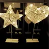 New 2019 Valentine's Day Gift Heart Shaped Decorative Lamp Hand Rattan Led String Light Home Party Decorating Kids Night Light