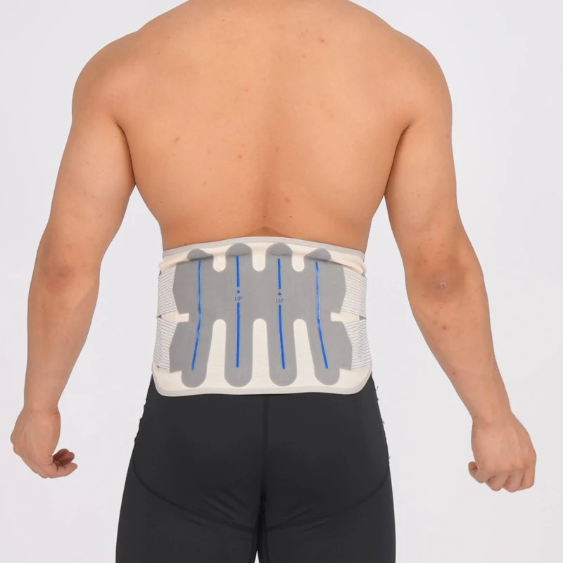 

Adjustable Lumbar Belt Ergonomic Neoprene Waist Support Brace for Lower Back Pain Relief Protection for Adults