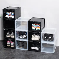 

Wholesale high quality household transparent sneaker shoe storage box