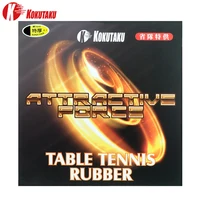 

KOKUTAKU Attractive Force Custom Ping Pong Paddle Rubber Mat Professional Table Tennis Racket Rubber ITTF Approval