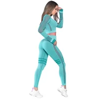 

2020 new Hot wholesale gym yoga pants legging fitness women high elastic waistband leggings with mesh outside