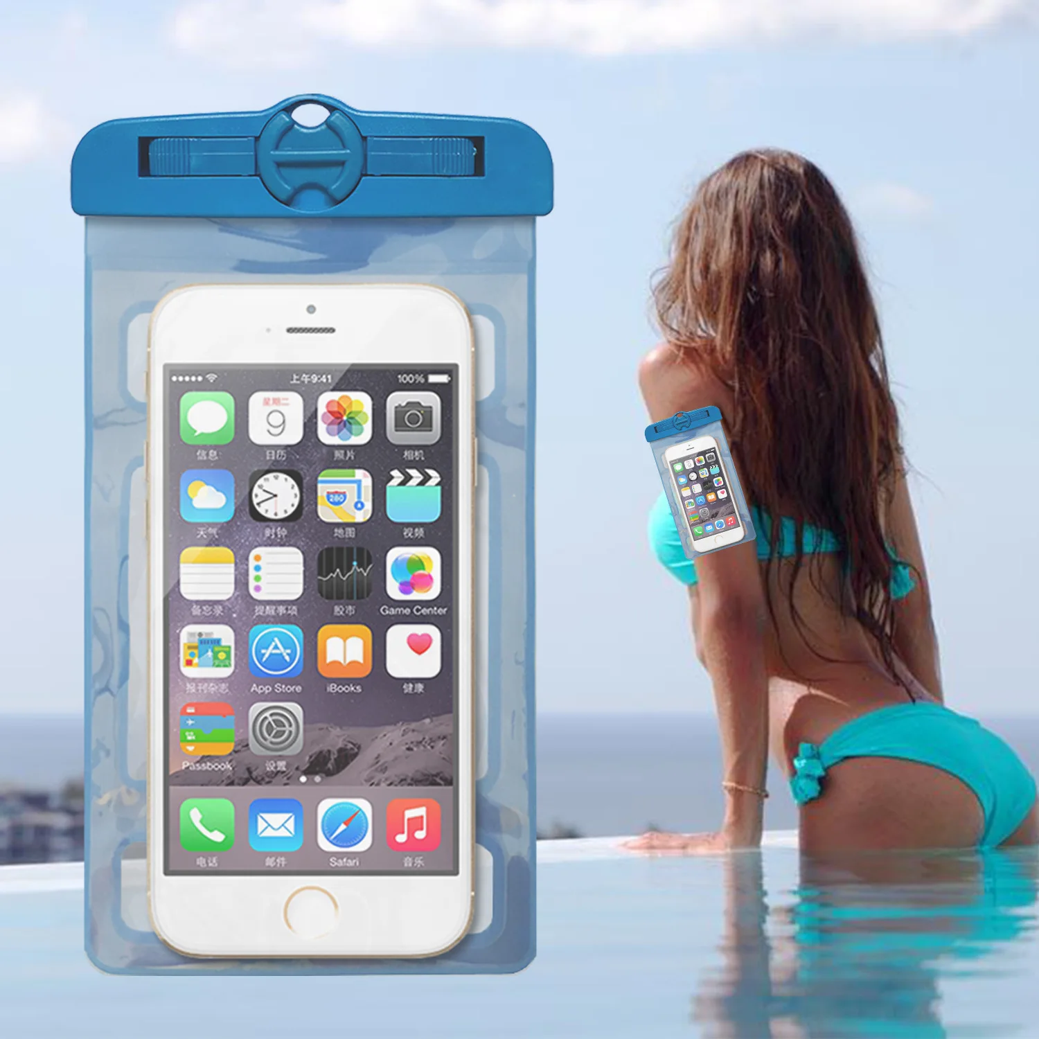 

Clear Waterproof Mobile Phone bag Hot selling PVC Bag PVC Water Proof Phone Pouch