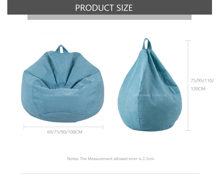 Modern Wholesale Bean Bag Chairs Folding Bean Bag Lazy Lounger Chair