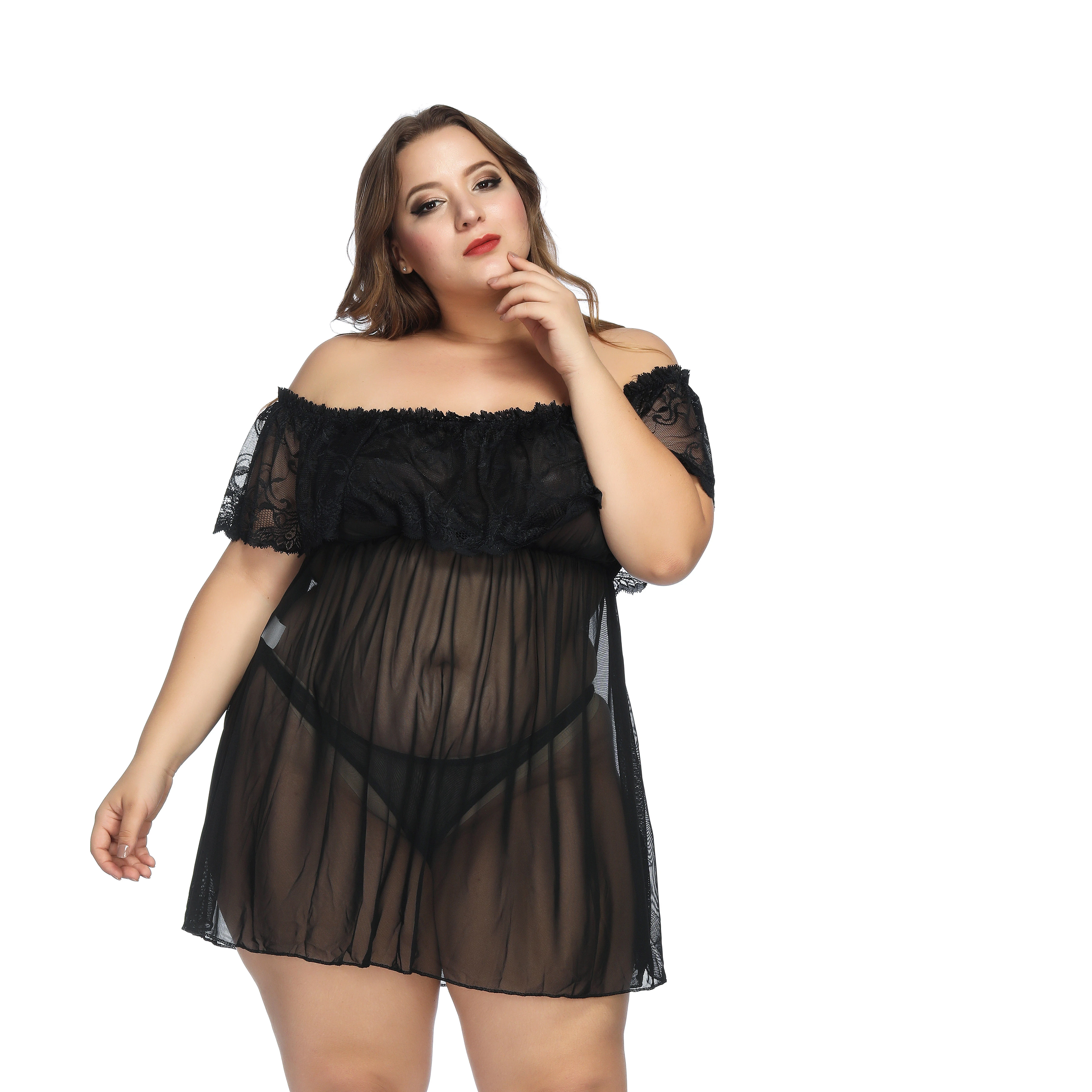 

Plus Size Sexy S/m/l/xl/xxl/xxxl Factory Supply Attractive Price Plus Size Underwear sexy lingerie, Black red blue