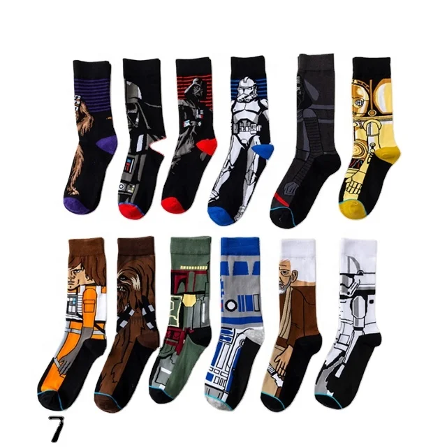 

wholesale manufacturer hot sale high quality novelty marvel comic fun socks
