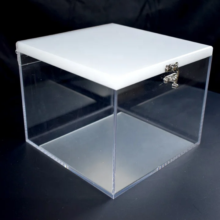 

Custom Size Acrylic Display case With lock Acrylic Box acrylic gift box
