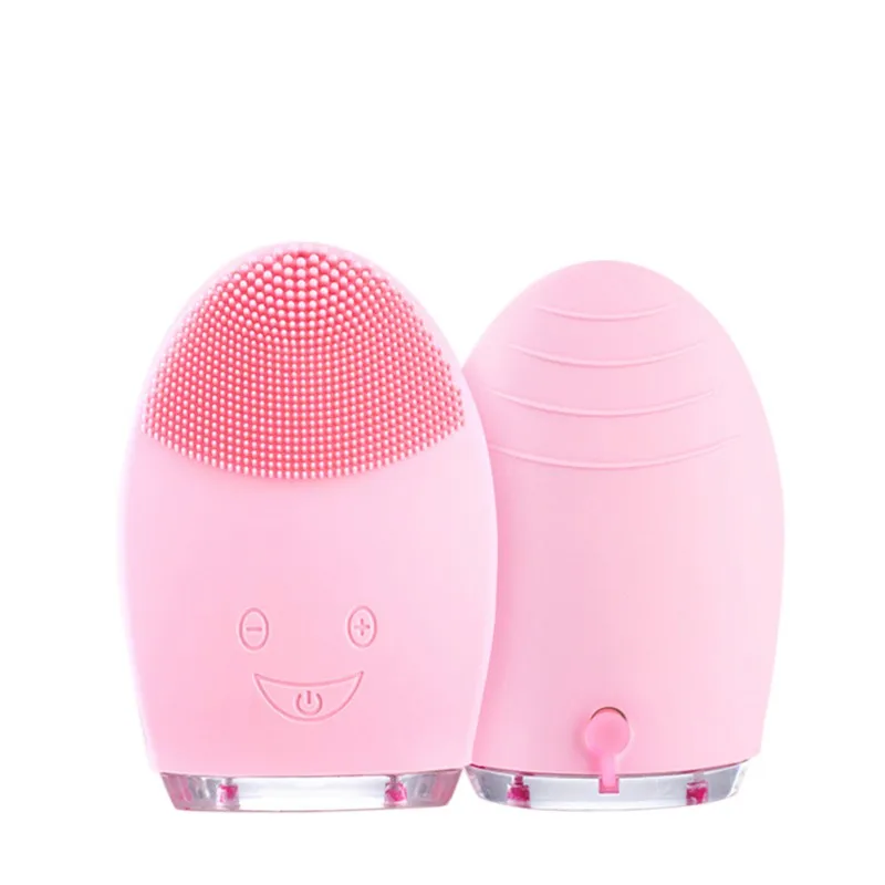 

Waterproof High Frequency Vibration Facial Brush Electric Silicone Facial Cleansing Brush