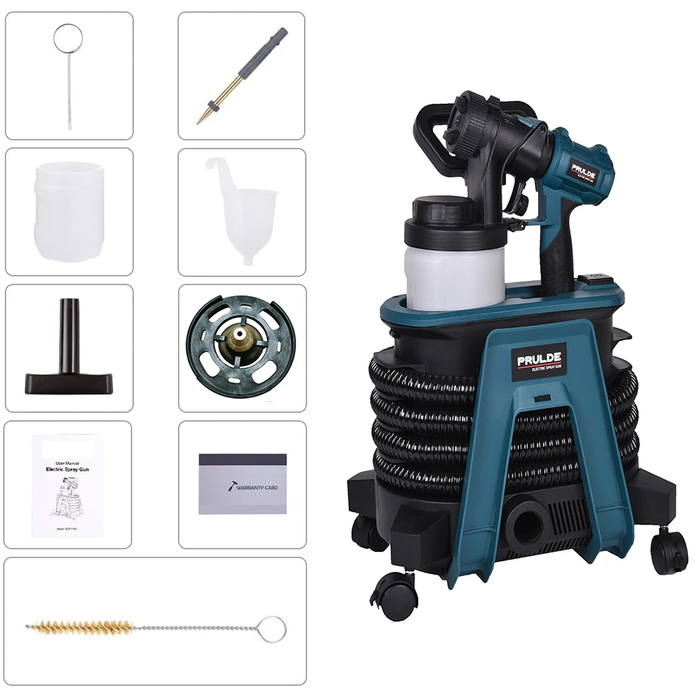 Hvlp Handheld Paint Stain Sprayer Complete Adjustability For Decks