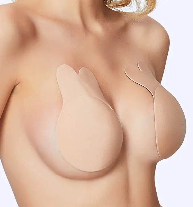 

Sexy women's breast stickers Adhesive One Time Use Silicone Chest Paste Invisible Nipple Cover Adhesive Pads Breasts Stickers, Any color as per pms code are available