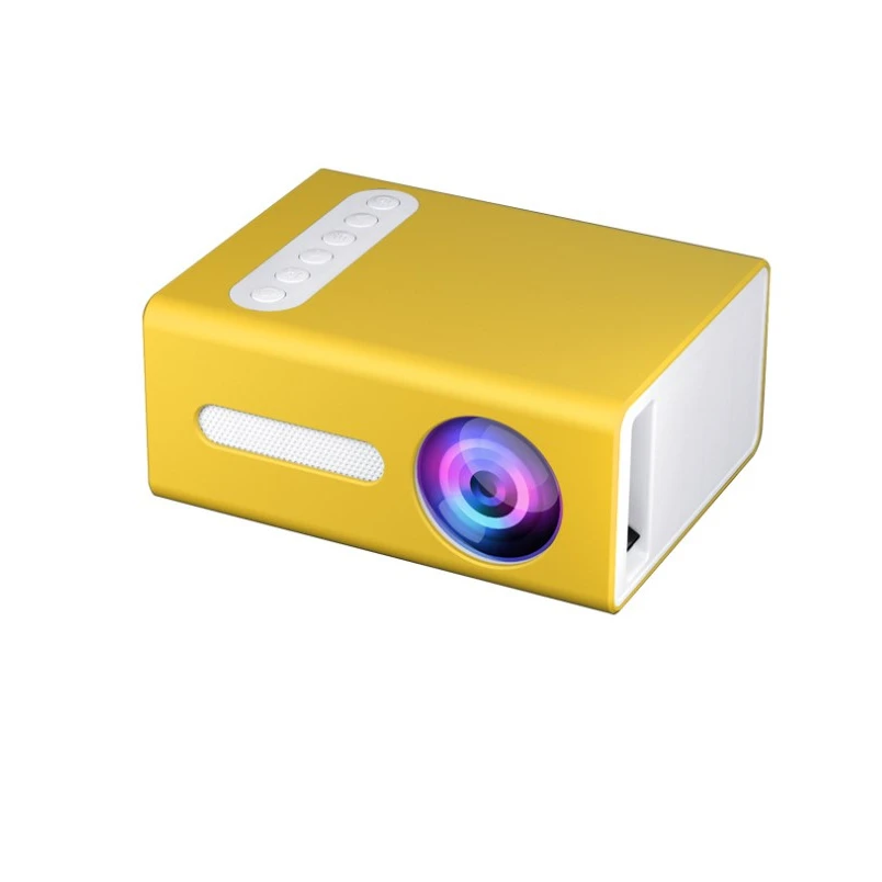 

Amazon hot sale Mini Led Smart Video Home Theater Cinema Portable Pocket Projectors 4k mini projector, Yellow blue black
