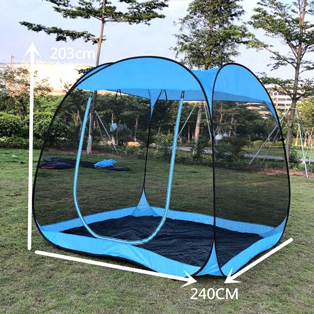 

Ready To Ship Waterproof Pop Up Folding Anti Mosquito Net Garden Courtyard Outdoor Tent For Family