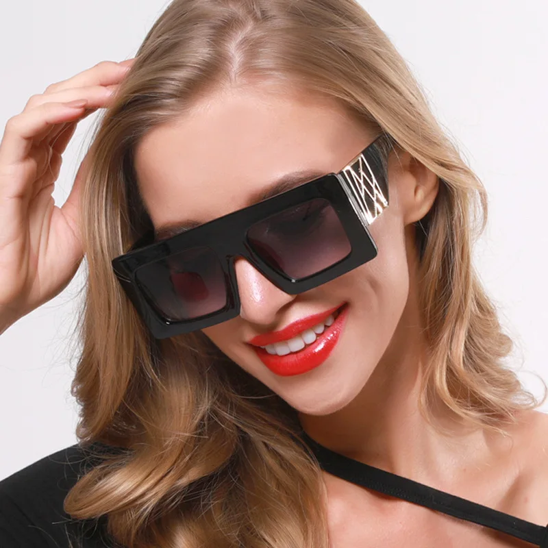 

Big mine fashion trend gradient lens Ivision T-028 Sunglasses