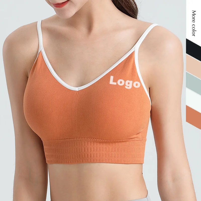 

New Arrival High Impact Sports Bras Gym Fitness Clothing Women's Sports Wear Female Workout Clothes Seamless Sports Bras, 6 colors