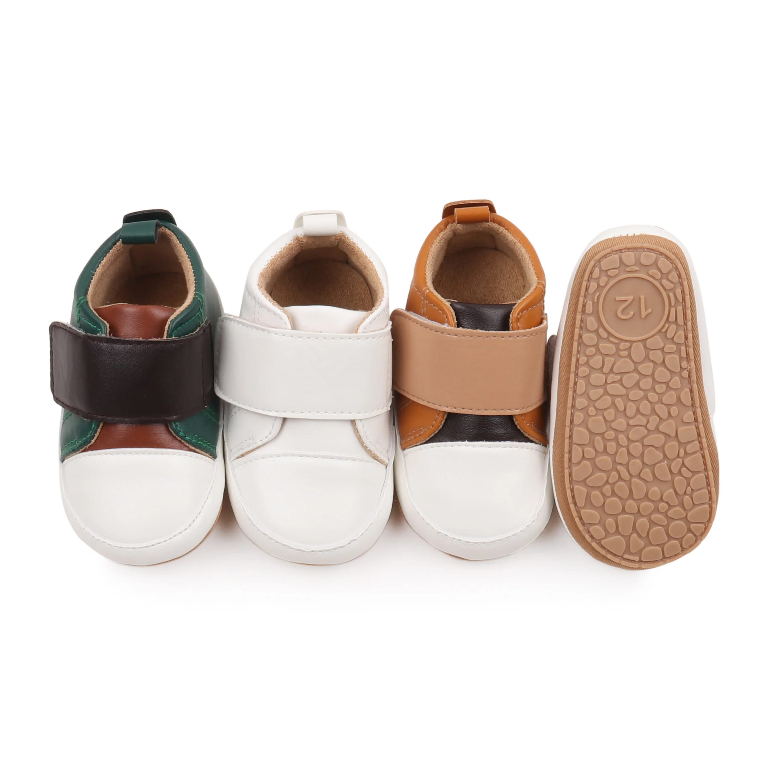 0-15 Months Huge Hook and Loop Design Baby Boys Shoes 2023