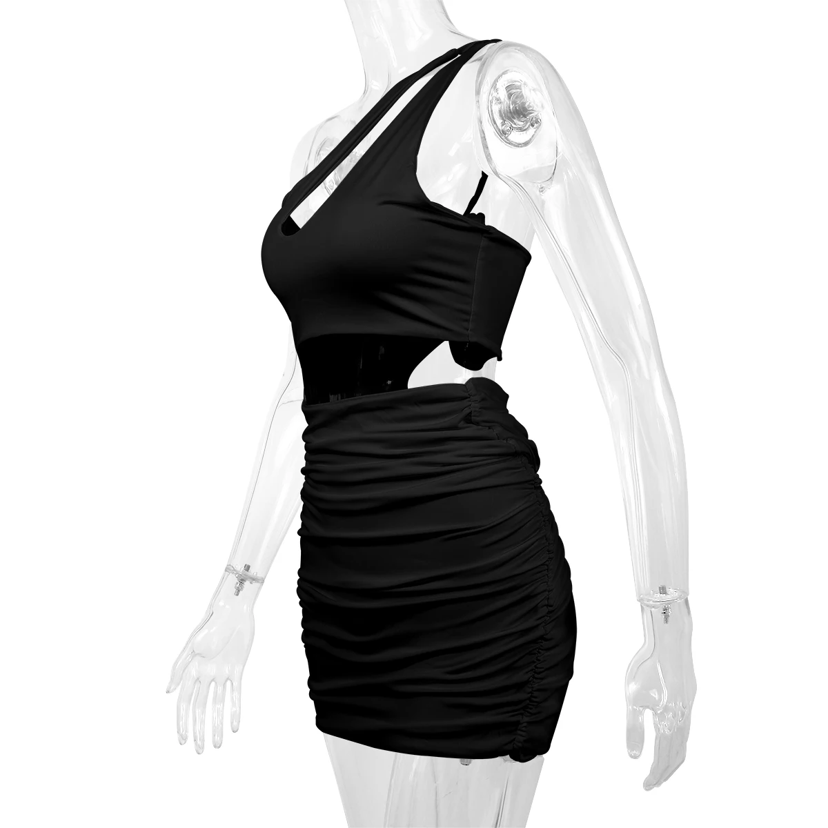 

Newest plus size dresses elegant backless club party sling short dress, Picture shown