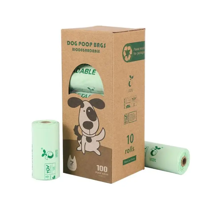 

pet poop waste bag biodegradable dog poop bag cat poop bag box custom private label