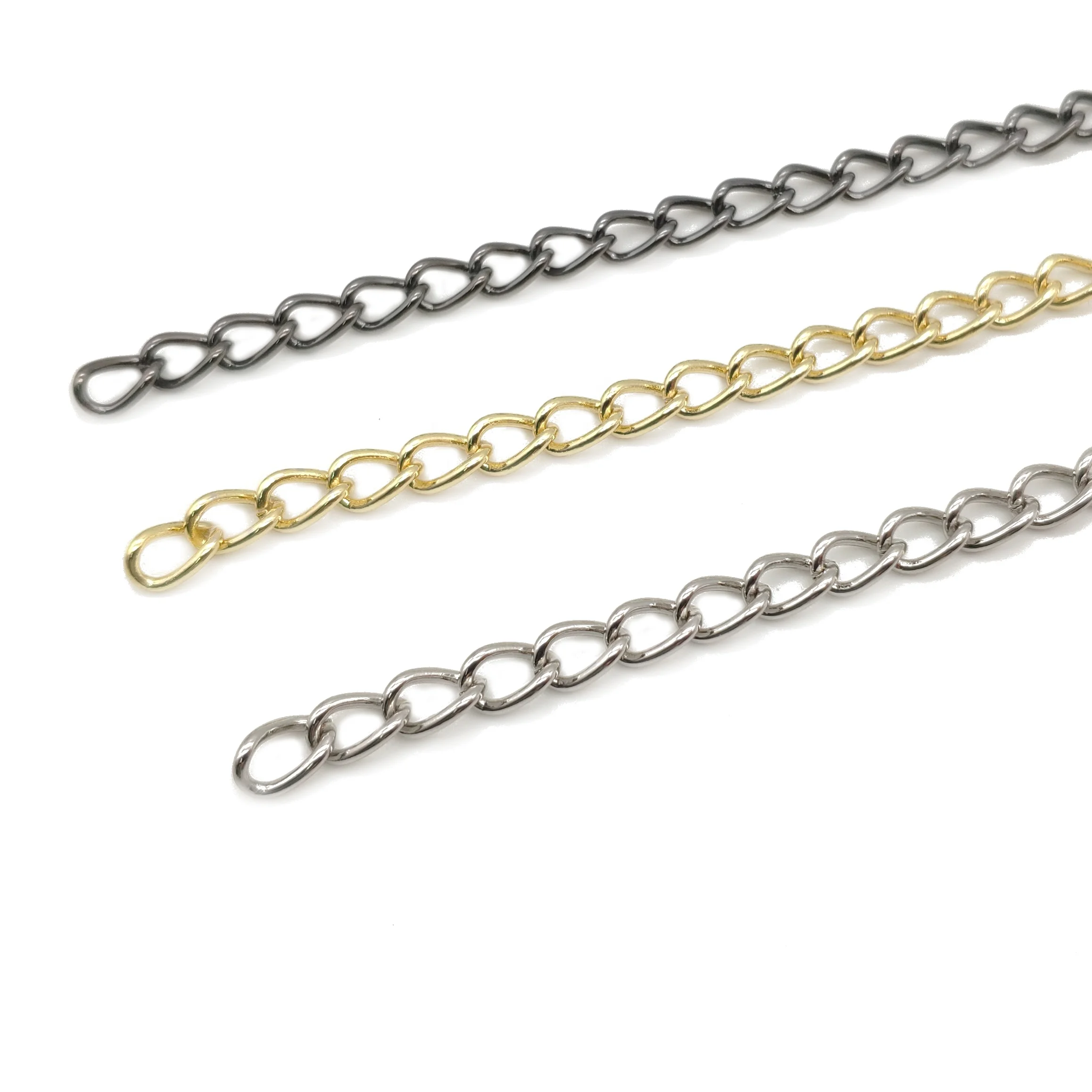 

Light Gold Metal Multi-size New Iron Bag Chain for Handle Bag, Nickel,gunmetal,light gold,anti brass, turbid nickel